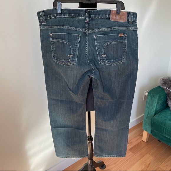 Fidelity Denim 5011 Blue Sabbath Rise Relaxed Straight Fit Jeans Size 40 - Picture 5 of 12
